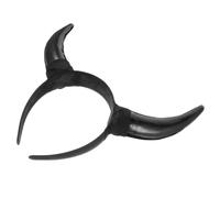 HONITANO Lightweight Halloween Horn Headband Cosplay Hair Accessory for Adults and Comfortable Fit Realistic Devil Horn Headdress for Party Dress Up and Costume Events