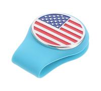 HONITANO Magnetic Golf Hat Clip with Decorative Ball Marker Portable Lightweight Golfing Accessory Easy to Attach Hats and Belts for Men Women Golfers Random Color