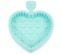 HONITANO Makeup Brush Cleaning Pad Silicone Scrubber Mat for Easy Cleaning Light Green Color 1 Piece for Makeup Artists and Beauty Enthusiasts