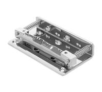 HONITANO Mandolin Bridge Replacement Metal Saddle Bridge Plate for Mandolin Strings Fits Instrument Parts