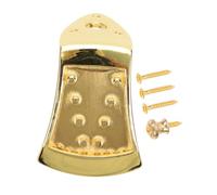 HONITANO Mandolin Bridge Tailpiece Set Metal Triangle Repair Kit for Mandolin Instrument Upgrade with Fine Workmanship and Enhanced Sound Quality