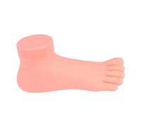 HONITANO Manicure Practice Foot Model Right Soft Foot Nail Art Training Model 1 Pc Sturdy Lightweight Practice Tool for Applying Nail Tips and Polish Professional Pedicure Kit