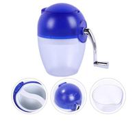 HONITANO Manual Ice Crusher Small Household Ice Shaving Machine Mini Handheld for Summer Drinks and Slushie Making Portable with Sturdy Blade Random Color