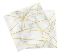 HONITANO Marble Paper Guest Towel Napkins Elegant Marbled Design for Weddings Parties and Restaurants Durable Practical Marble Paper Towels for Bathroom Table Decoration