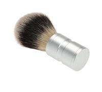 HONITANO Men's Beard Brush with Alloy Handle Nylon Hair Shaving Brush for All Beard Types Fine Bristles for Rich Lather for Wet Shaving and Grooming