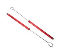 HONITANO Metal Drum Brushes with Steel Wire Sticks Comfortable Red Handles Versatile Snare and Jazz Drum Cleaning Tool for Percussion Instruments