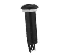 HONITANO Metal Guitar End Pin Jack Socket Replacement Part High Sensitivity Plug-in Tube-type Output Input Socket for Electric Guitar and Bass Black