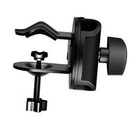HONITANO Microphone Boom Arm Clip for Desk Mount Ergonomic Shaped Clamp for Streaming Recording Band Practices and Live Performances Compatible with Mic