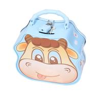 HONITANO Milk Cow Tinplate Piggy Bank Money Saving Box with Large Capacity and Removable Lid for Birthday Coin and Banknote Storage Decorative Calf Design