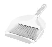 HONITANO Mini Broom and Dustpan for Table Desktop Keyboard Cleaning Portable Small Brush for Air Vent and Countertop Detail Use Gray Compact Multipurpose Sweeper for Home Office Dormitory