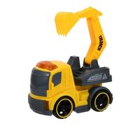 HONITANO Mini Construction Vehicles Set Inertia Design Construction Truck with Crane and Cement Mixer for Educational Play for Boys and Birthday Party Favor