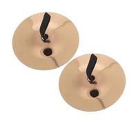 HONITANO Mini Copper Finger Cymbals for Lightweight Hand Cymbals Percussion Instrument for Belly Dance Preschool Montessori Musical Party Accessory