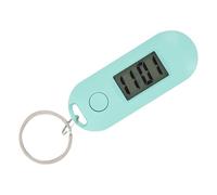 HONITANO Mini Keychain Digital Pocket Electronic Watch Chain Silent Operation Portable for Backpack Light Green