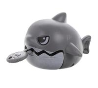 HONITANO Mini Pull String Shark with Vibration Function Adorable Plastic Sea Animal Plaything for DIY Keychain and Backpack Pendant Gray Shark Design for Collectors