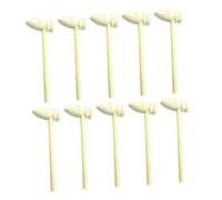 HONITANO Mini Solid Wood Seafood Mallets for Creative DIY Wooden Crab Lobster Hammers Use Natural Color Tools for Shellfish Cracking and Home Restaurant Use