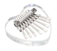 HONITANO Mini Thumb Piano 8-tone Acrylic Kalimba Portable Music Plaything for Relaxation and Camping with Accurate Tone Finger Keyboard Instrument