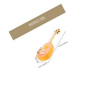 HONITANO Mini Ukulele for Beginners Realistic Fruit Pattern Guitar Model Compact Lightweight Musical Instrument for Hawaiian Party Decoration and to Play and Carry