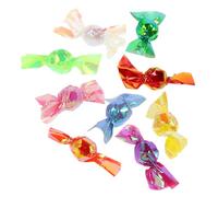 HONITANO Miniature Colorful Candy Resin Charms Flatback Fake Sweet Decorations for Pretend Play Kitchen Cooking DIY Party Dollhouse Accessories