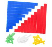 HONITANO Montessori Math Manipulatives Professional Arithmetic Ruler for Early Education Kindergarten Homeschool Counting Cubes Enhance Logical Thinking and Math Skills