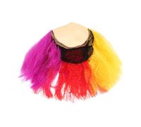 HONITANO Multicolor Clown Costume Wig Lightweight Soft Funny Wigs for Women Comfortable Reusable for Halloween Carnival Dj Events and Stage Performances