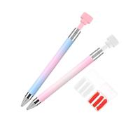 HONITANO Nail Art Rhinestone Pen Rotating Push Tool for Gems Refillable Pencil for Nails Painting Dotting Pen Diamond Picker Tool Rhinestones Applicator