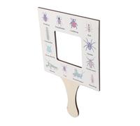 HONITANO Nature Guide Finder for Kids Large Wood Frame Nature Identification Finder Outdoor Exploration Tool Children’s Toy for Insect Observation and Learning