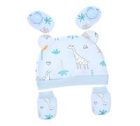 HONITANO Newborn Baby Cotton Hat Mittens and Socks Set Soft and Comfortable Warm Cotton Material for Newborns and Babies Gift for Winter and Everyday Use