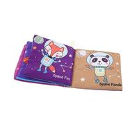 HONITANO Newborn Cloth Book for Boy Girl Enlightenment Educational Tool for Cognitive Development Milestone Book for Months