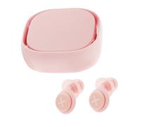 HONITANO Noise Cancelling Silicone Ear Plugs for Sleeping and Concerts, Reusable 2pcs Set with Storage Case, Anti-Noise Double-Layer Earplugs for Women, Noise Reduction and Snore Blocking