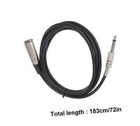 HONITANO Noise Shielded Zinc Alloy Audio Cable Balanced to Xlr Male Digital Signal Wire for Stage Sound Ktv and Professional Sound Reinforcement