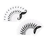 HONITANO Nose Hair Removal Stickers Beard Supply 24pcs Protective Mustache Stickers Anti-fouling Prevent Wax Dripping Daily Use Men Facial Hair Styling Accessories