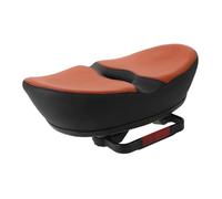 HONITANO Noseless Bike Saddle Extra Wide with Slip Shock Absorbing Design for Mountain Road and Electric Bikes Easy Installation Multipurpose Bicycle Seat Padding