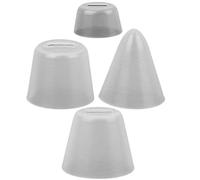 HONITANO Ocarina Silicone Cap Set for 6/12-hole Flutes, 4 Pieces Protective Covers with Storage Box, Beginner and Professional Flute Practice Instrument Accessories