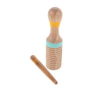 HONITANO Orff Percussion Instrument Small Musical Instruments for Adults Musical Instrument Guiro Instruments Guiro Instrument Small Percussion Instruments Wood Beige