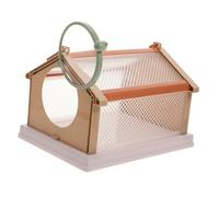 HONITANO Outdoor Critter Holder Box for Portable Plastic Insect Cage with Netting for Indoor and Outdoor Nature Exploration Educational Bug Habitat