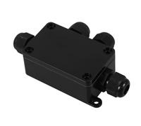 HONITANO Outdoor Junction Box with Terminal Block Weatherproof Electrical Connection Enclosure for Garden Lights Fountains Pool Pumps Durable Plastic DIY Electronic Cable Protection
