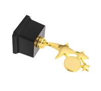 HONITANO Pentagram Trophy Winner Trophy Youth Football Trophy for Gold Award Trophies Small Trophy Cups Football Trophies Participation Trophy Party Favors Soccer Award Trophy Plastic