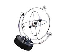 HONITANO Perpetual Motion Orbital Kinetic Metal Desktop Decoration for Science Enthusiasts Automatic Rotating Galaxy Model for Office and Home Outer Space Ornament with Craftsmanship