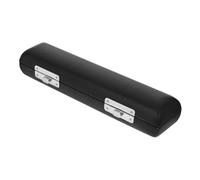 HONITANO Piccolo Leather Box Musical Flute Storage Instrument Carry Case Instrument Accessories Black Wood