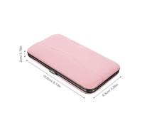 HONITANO Pink Eyelash Tweezer Storage Pouch with Holder Case, Makeup Tools Organizer for Eyelash Artists, Compact Tweezer Case for Extension Supplies and Professional Lash Use