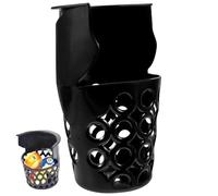 HONITANO Plastic Billiard Drop Basket Net Pool Table Storage Holder for Snooker and American Pocket Functional Pool Accessories for Schools and Sports Venues