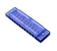 HONITANO Plastic Harmonica Music for Beginners Blue Educational Instrument for Early Music Learning Boys and Developing Musical Skills