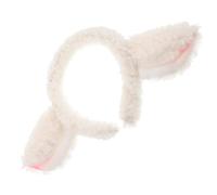 HONITANO Plush Lamb Ear Hairband Soft Cartoon Headband for Comfortable Animal Themed Headbands for Cosplay Parties Daily Wear Cute Sheep Ear Headwear Accessory