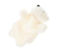 HONITANO Plush Polar Bear Hand Puppet for Adults Interactive Animal for Role-play and Storytelling Soft Plush Material Imaginative Play Enhancer for Activities