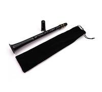 HONITANO Portable 8-Hole Pocket Saxophone Mini Black Sax for Beginners and Professionals Woodwind Instrument Carrying Bag