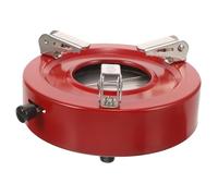 HONITANO Portable Alcohol Stove Burner for Camping and Outdoor Cooking Durable Stainless Steel Alcohol Furnace with Hollow Design Compact Red Hotpot Bracket for Travel and Home Use