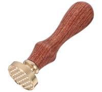 HONITANO Portable Eyeshadow Stamper Copper Tool for DIY Powder Pressing with Detachable Handle Delicate Pattern Makeup Pressing Mold for Eyeshadow Palette Repair and Custom Design