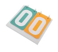 HONITANO Portable Flip Scoreboard for Multi Tabletop Score Keeper with Double Color Display Lightweight and Secure for Volleyball Basketball Tennis Soccer Baseball