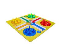 HONITANO Portable Flying Chess with Ludo Mat and Lightweight Travel Board Game for Party Fun Enhances Thinking and Coordination Compact and Chess Kit