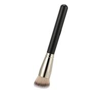 HONITANO Portable Foundation Makeup Brush for Women Angled Synthetic Cosmetic Brush for Blending Liquid and Powder Foundation Concealer Blush Application Professional Face Makeup Tool